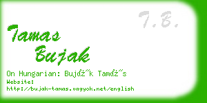 tamas bujak business card